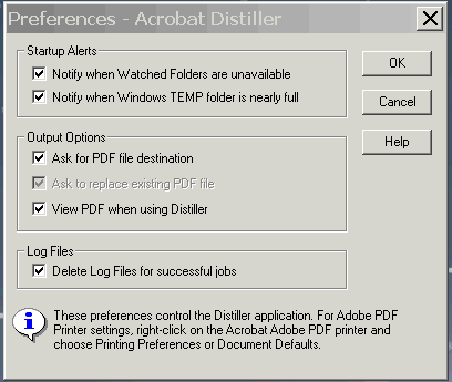 Install Adobe Acrobat Distiller Printer