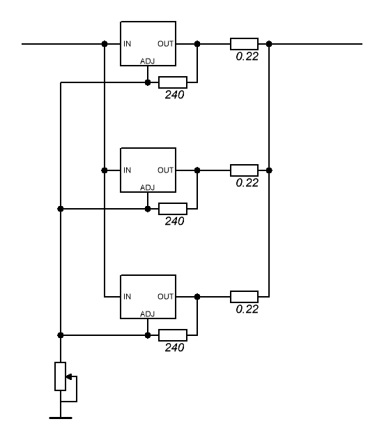 Регулятор напряжения lm317t. Lm317 параллельное включение схема. Схема подключения lm317 стабилизатор напряжения. Лм 317 параллельная схема подключения. Лм317 параллельное включение.