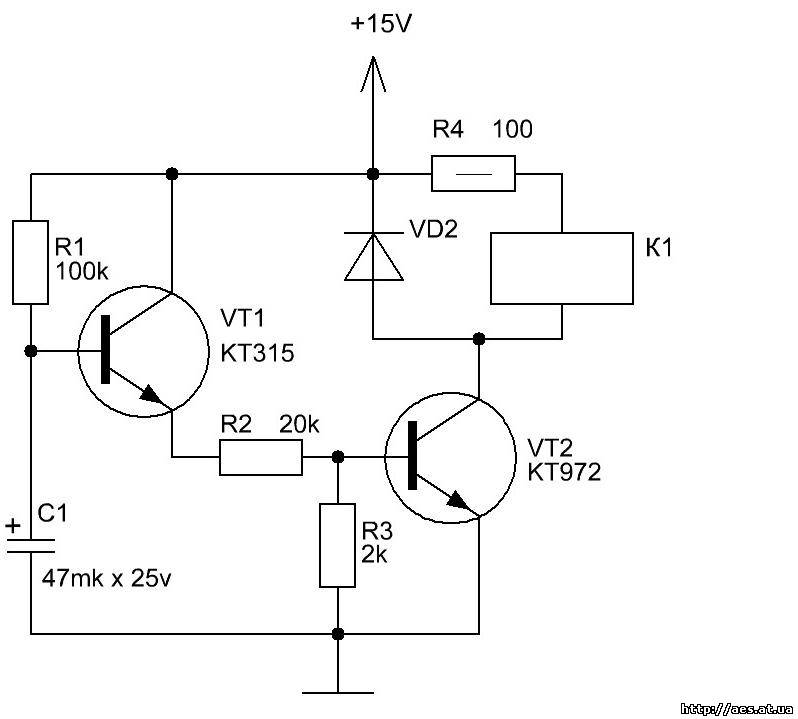 Таймер на 12 минут. Схема реле времени на транзисторах с регулировкой времени. Таймер реле времени 12 вольт схема. Схема задержки выключения реле на 12 вольт на транзисторе. Схема реле задержки выключения 12в для автомобиля.