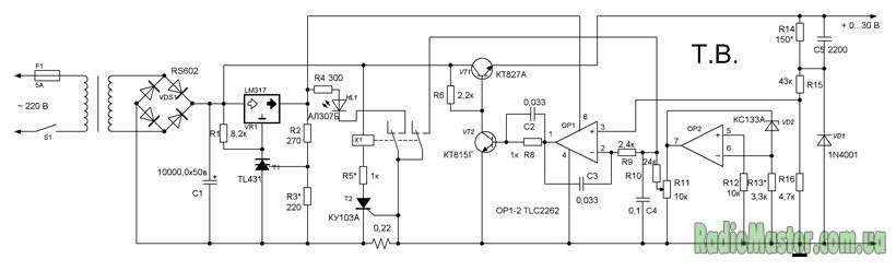 minisel 800 45sx-45dx circuit
